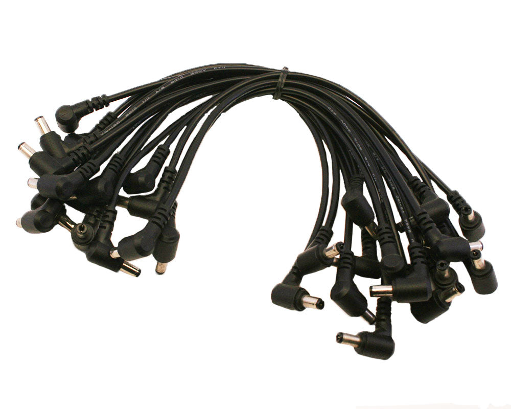 DC Power Patch Leads Right Angle - 2.1mm, 28cm length