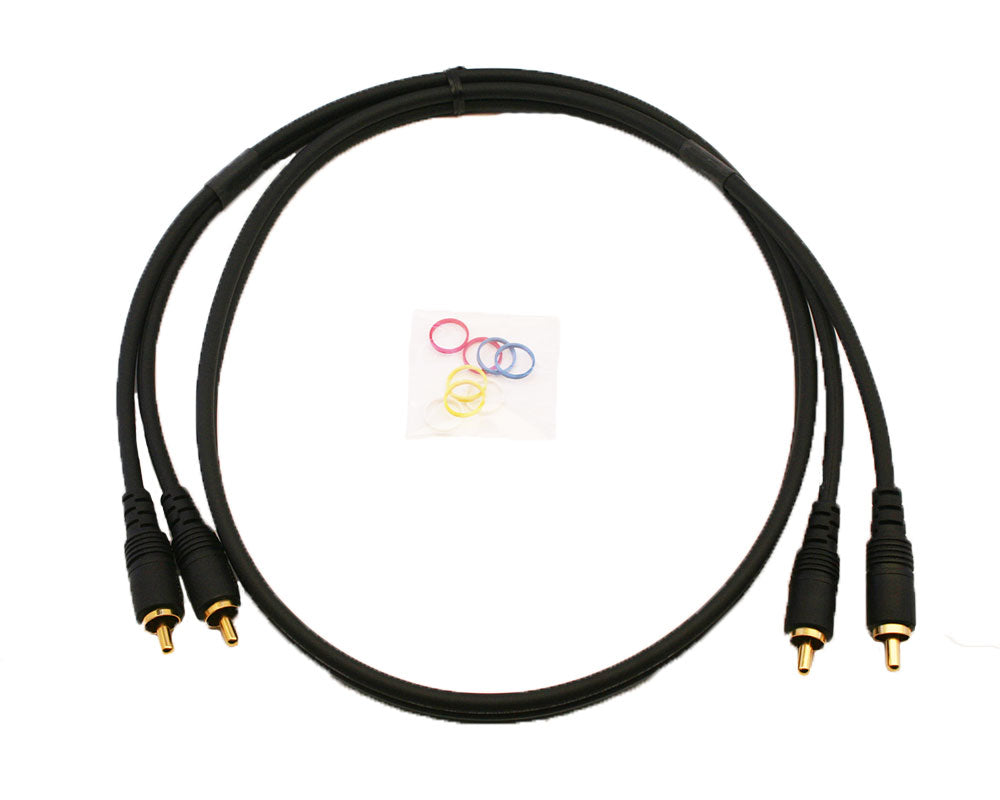 Mogami Stereo RCA phono cables, 3 feet/90cm