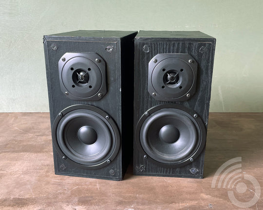 Interdyn PeeWee Black Bookshelf Speakers - Modified