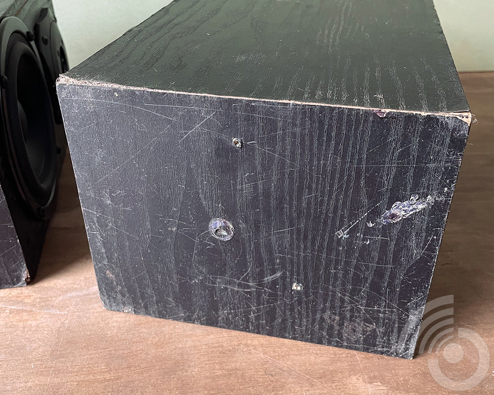 Interdyn PeeWee Black Bookshelf Speakers - Modified