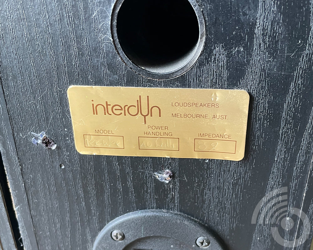 Interdyn PeeWee Black Bookshelf Speakers - Modified