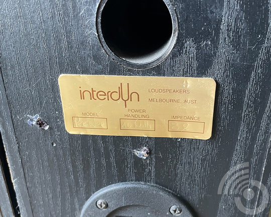 Interdyn PeeWee Black Bookshelf Speakers - Modified