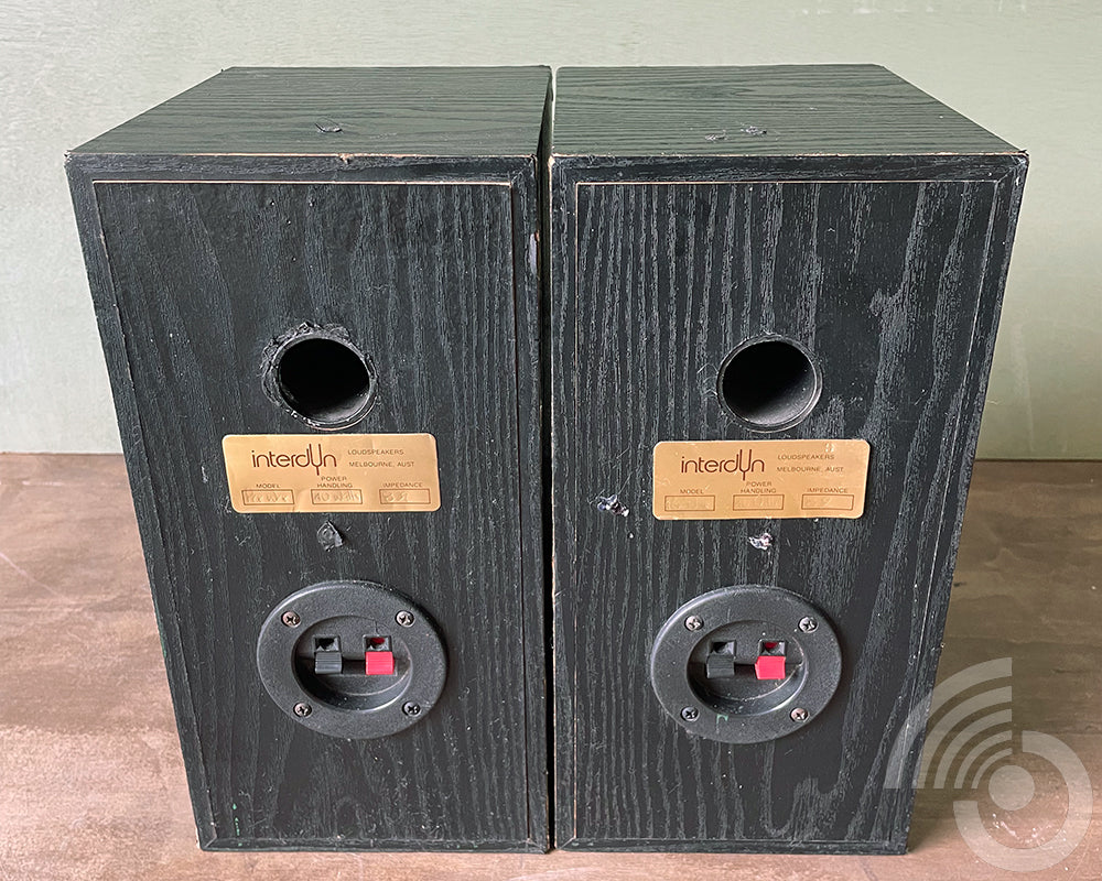 Interdyn PeeWee Black Bookshelf Speakers - Modified