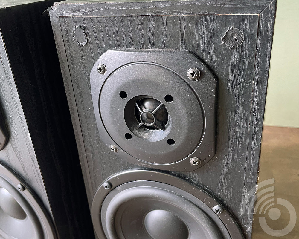 Interdyn PeeWee Black Bookshelf Speakers - Modified