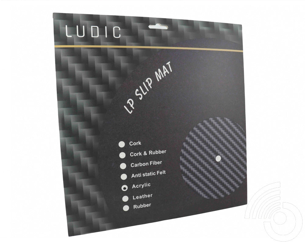 Ludic Acrylic LP Slipmat White