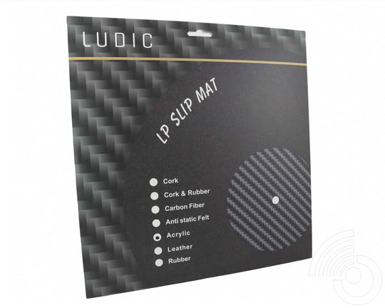 Ludic Acrylic LP Slipmat White