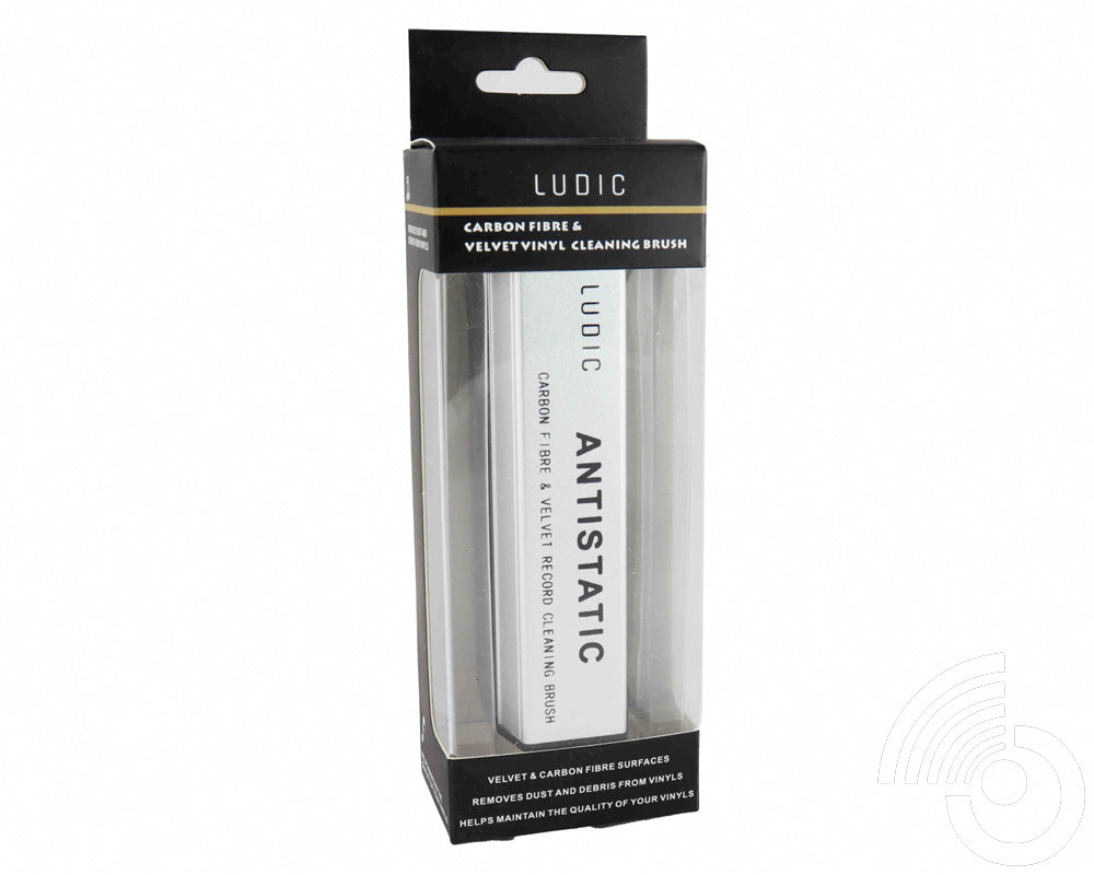 Ludic Antistatic Carbon Fibre & Velvet Cleaning Brush