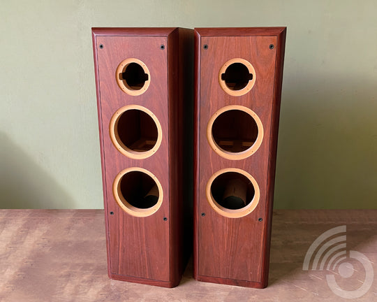 Unloaded Speaker Cabinets, Timber Veneered MDF Hi-Fi 2-way