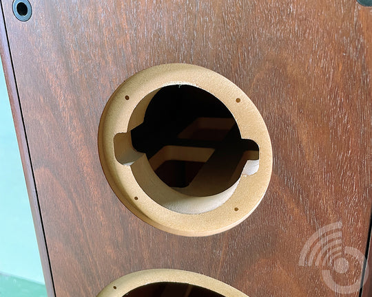 Unloaded Speaker Cabinets, Timber Veneered MDF Hi-Fi 2-way