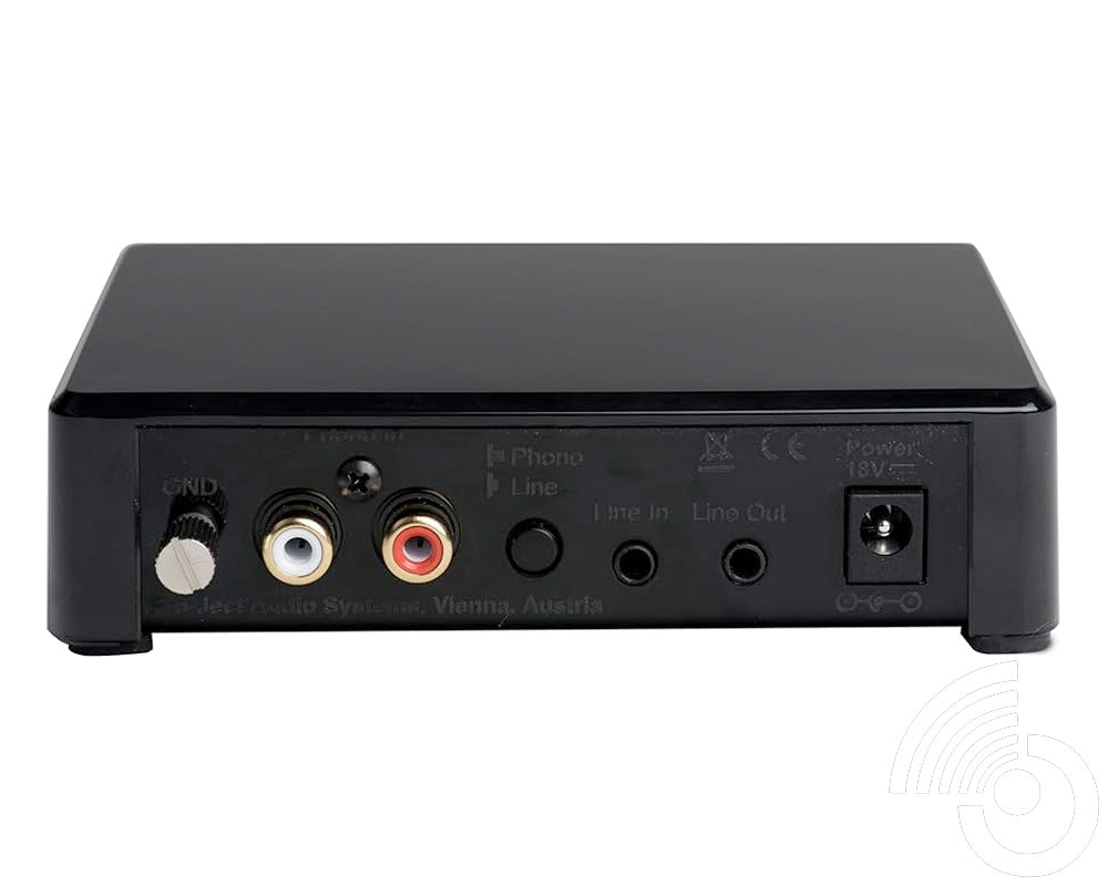 Pro-Ject Phono Box E BT5 Phono Preamplifier with Bluetooth Transmitter - Black