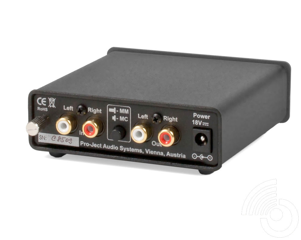 Pro-Ject Phono Box - Classic Phono Pre-amplifier - Black